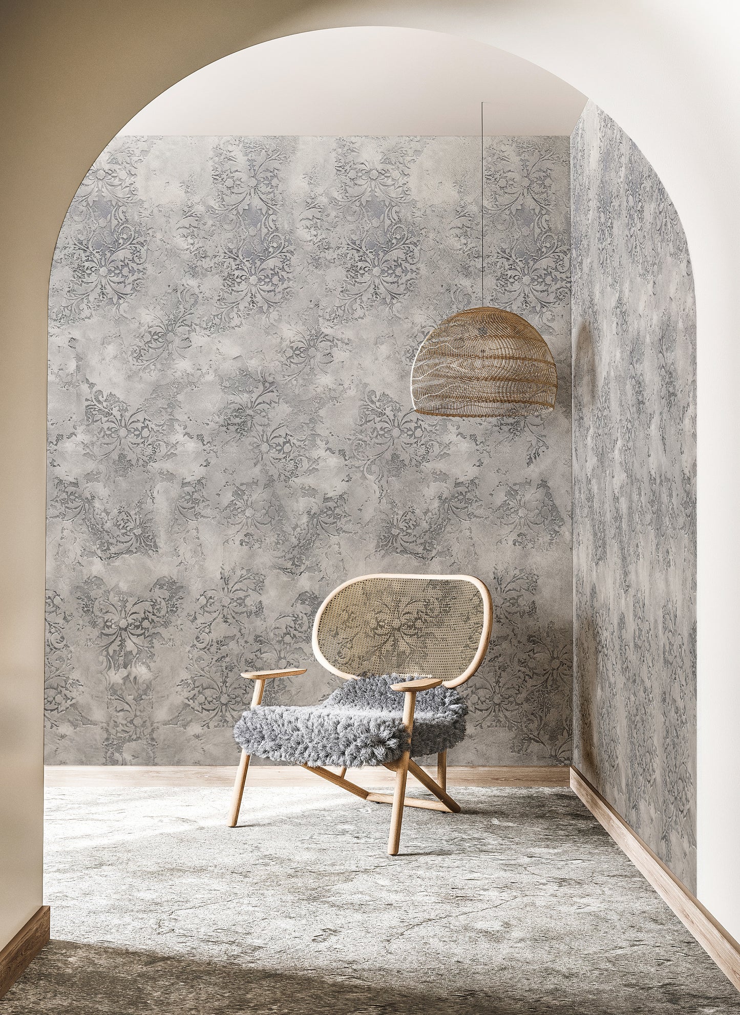 textured lime based marmorino