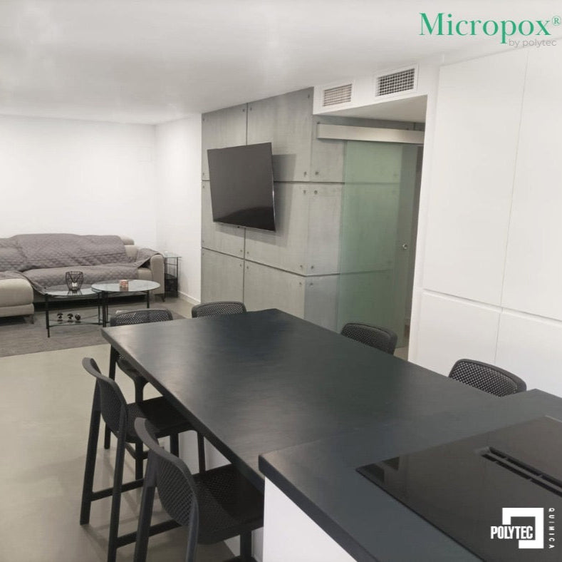 Advantages of using Micropox, our Epoxy microcement