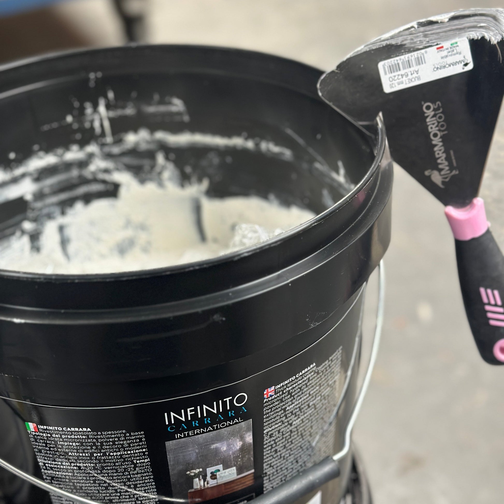 Marmorino Tools Bucket Trowel