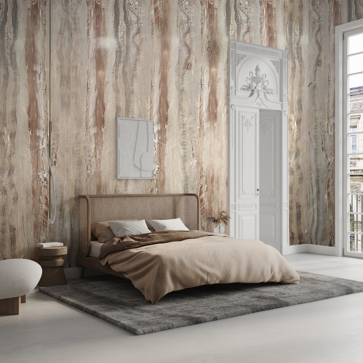 Venetian plaster plasma 3D wall finish