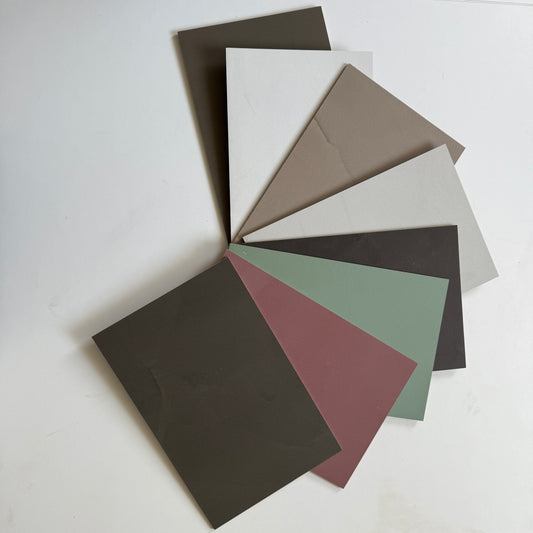 microcement A4 colour samples to buy
